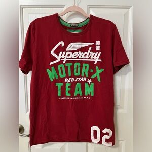 Men’s SUPERDRY Black Label T-Shirt Size M / L - Motor X Team